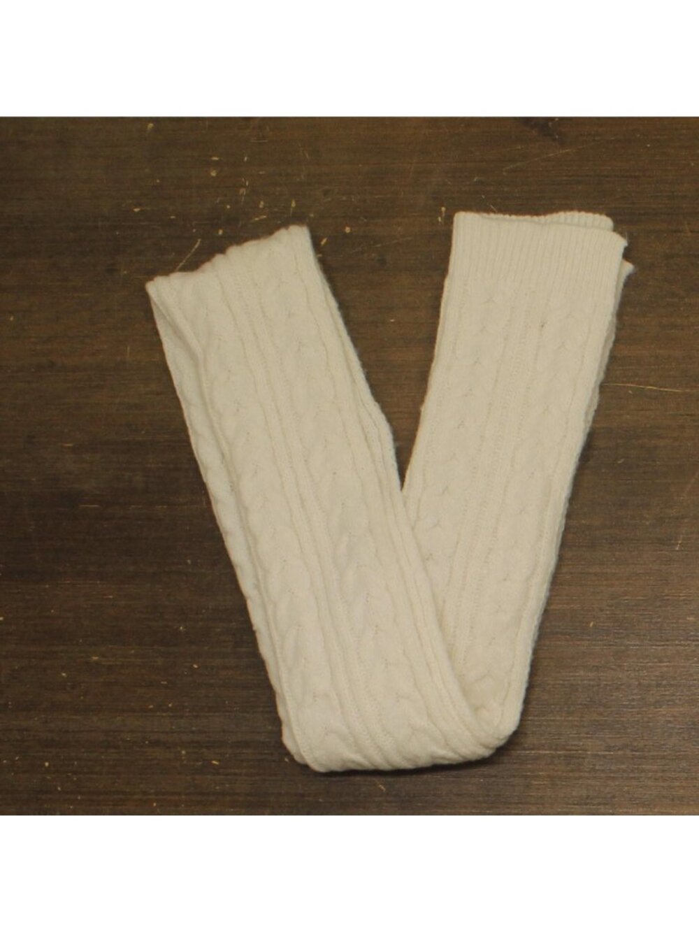 NEW Style & Co. Solid Cable Knit Scarf Cozy SC9542505 Ivory Off White
